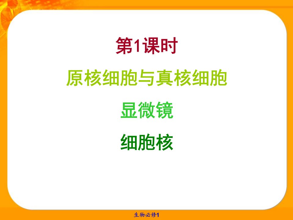 苏教版教学[名校联盟]江苏省南京市东山外语国际学校高二生物《细胞第1课时原核真核显微镜》