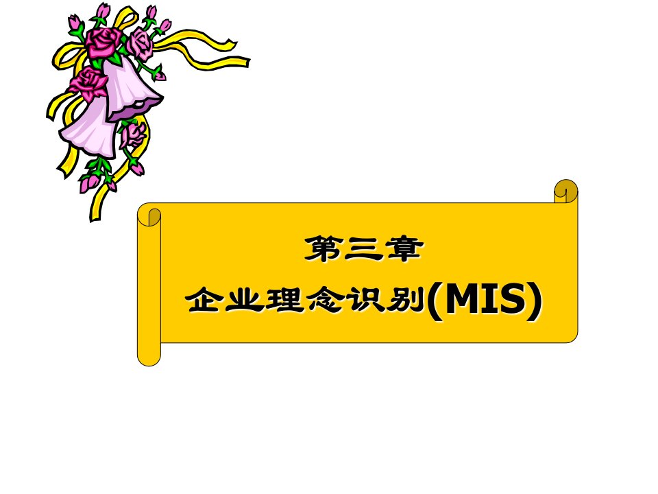 CI战略第三章企业理念识别(MIS)