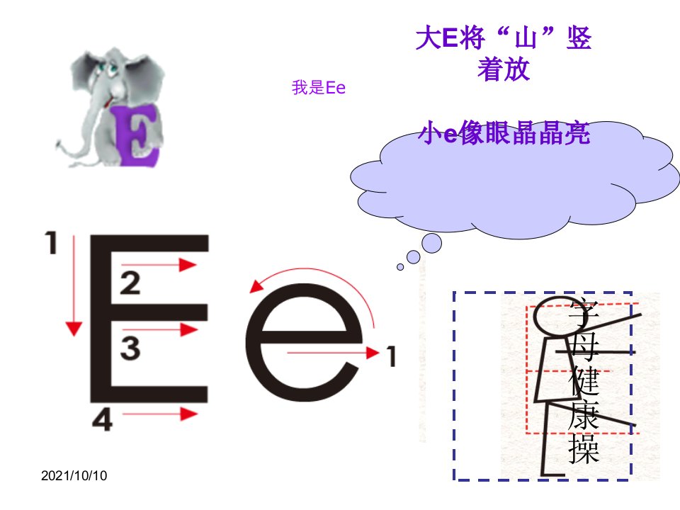 幼儿英语身体部位课件