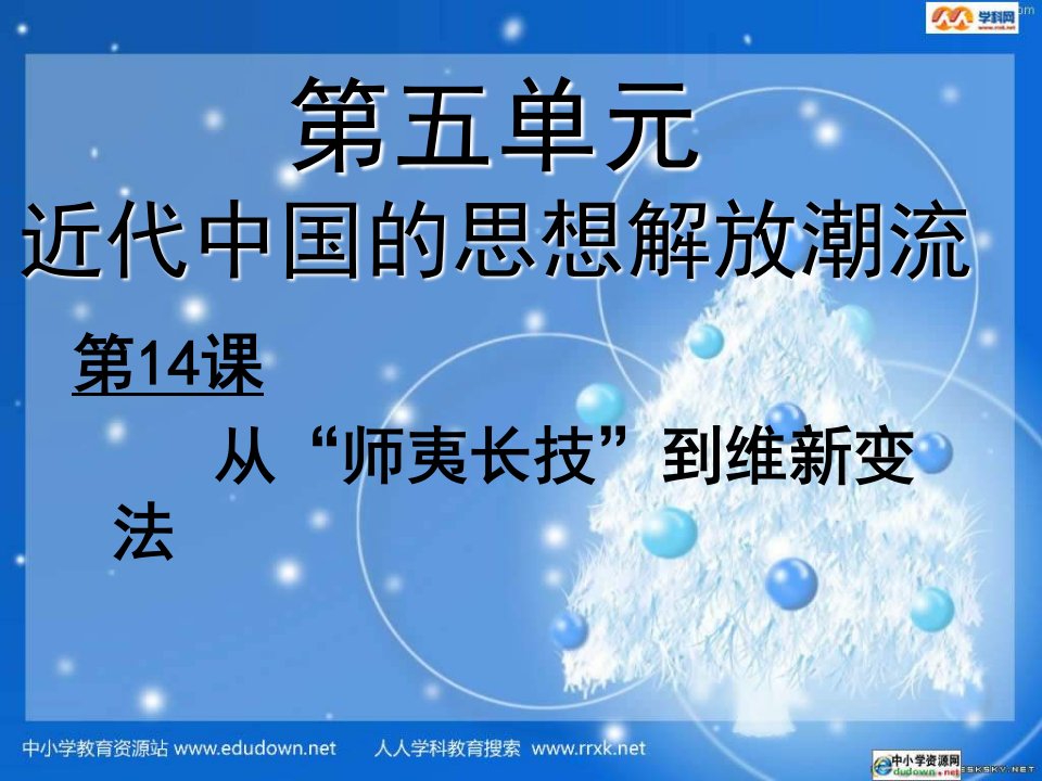 人教版历史必修3《从“师夷长技”到维新变法》课件5