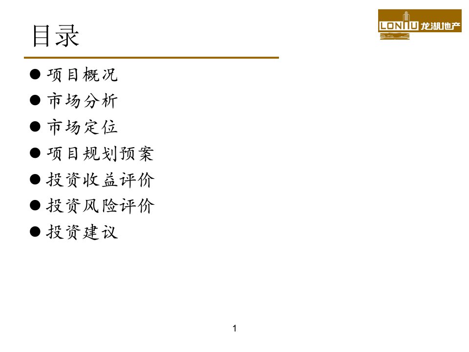 上海某地产新江湾城项目投资建议书