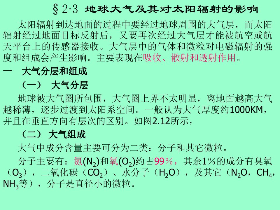 遥感地质学：2.3