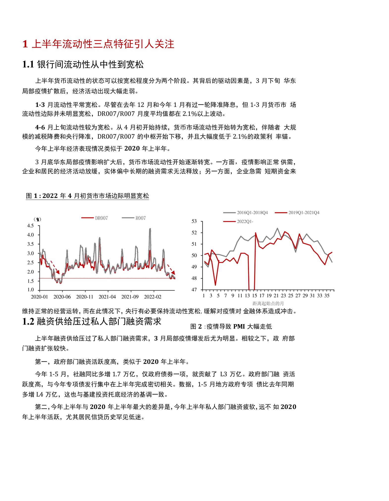 2022年下半年流动性展望