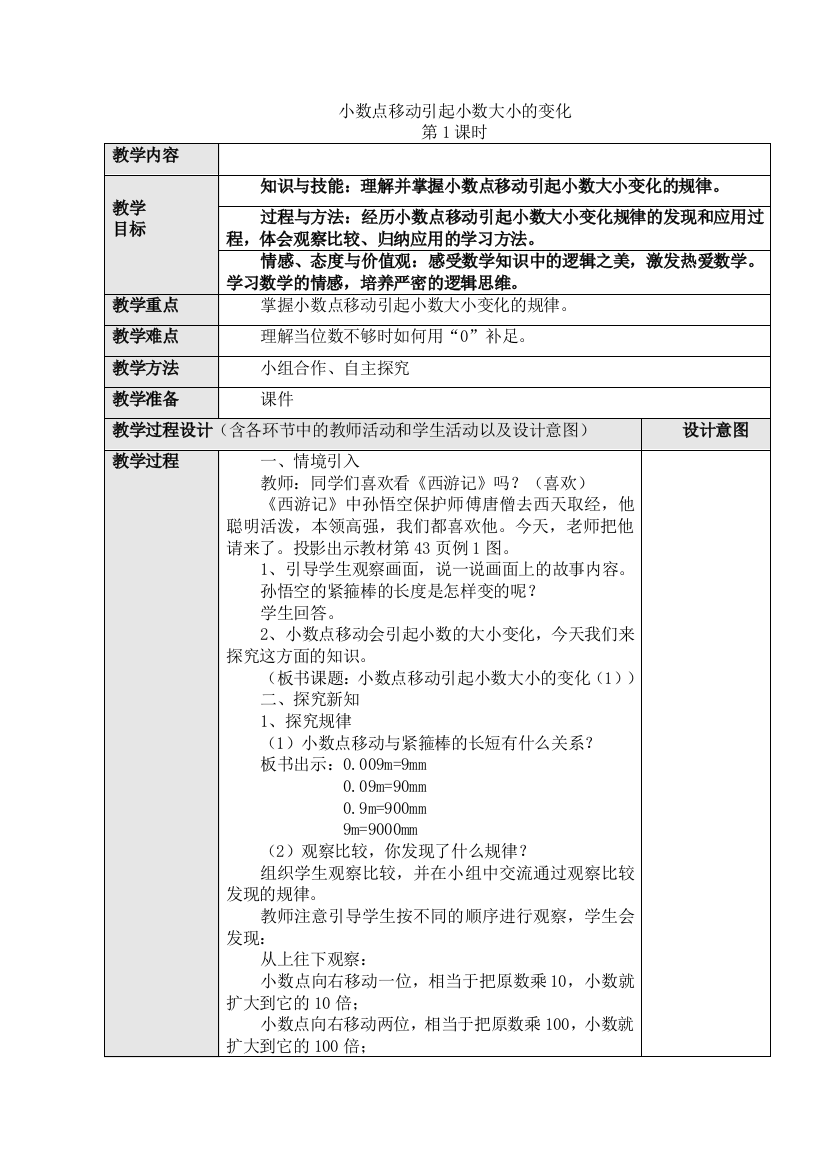 人教版数学四年级下册-04小数的意义和性质-01小数的意义和读写法-教案07