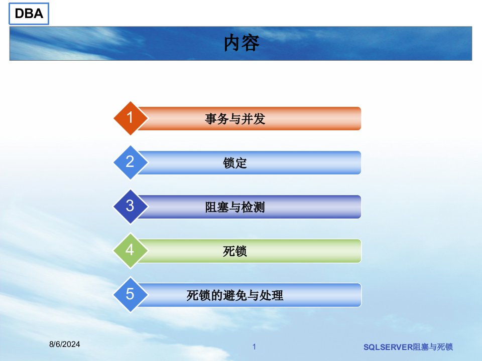 2020年SQLSERVER阻塞与死锁