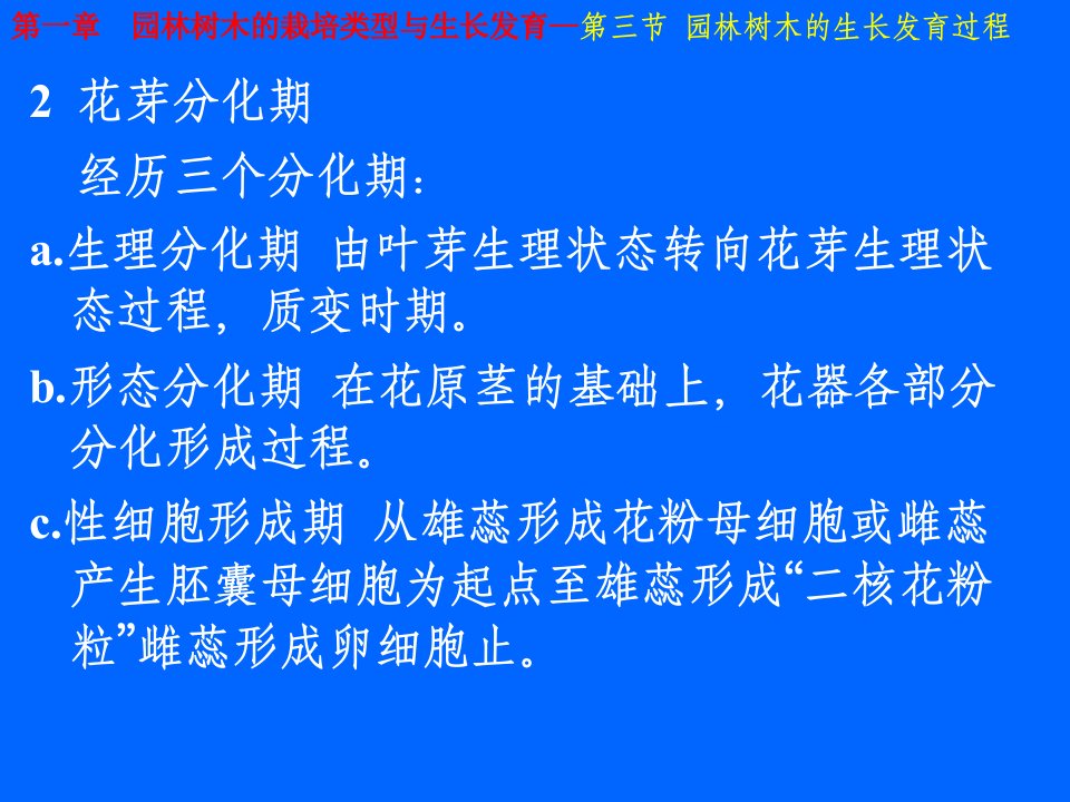 园林树木生长发育过程课件