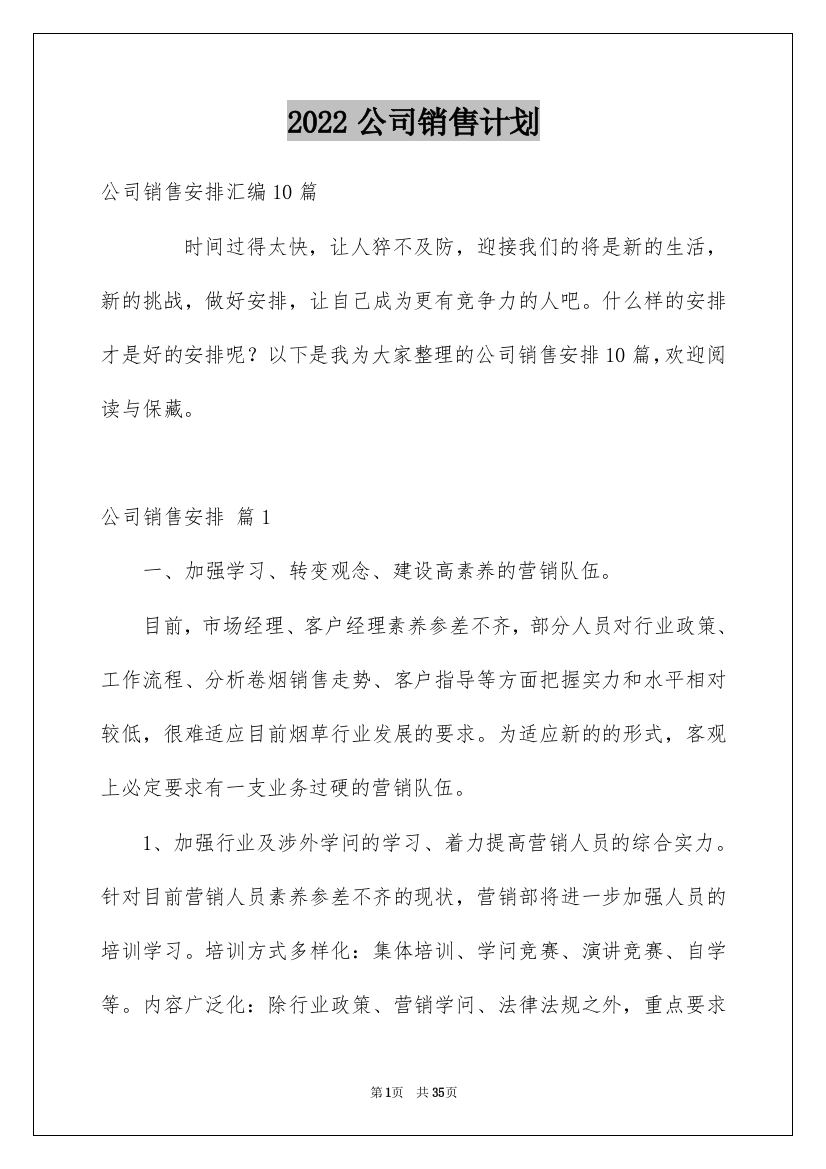 2022公司销售计划_34