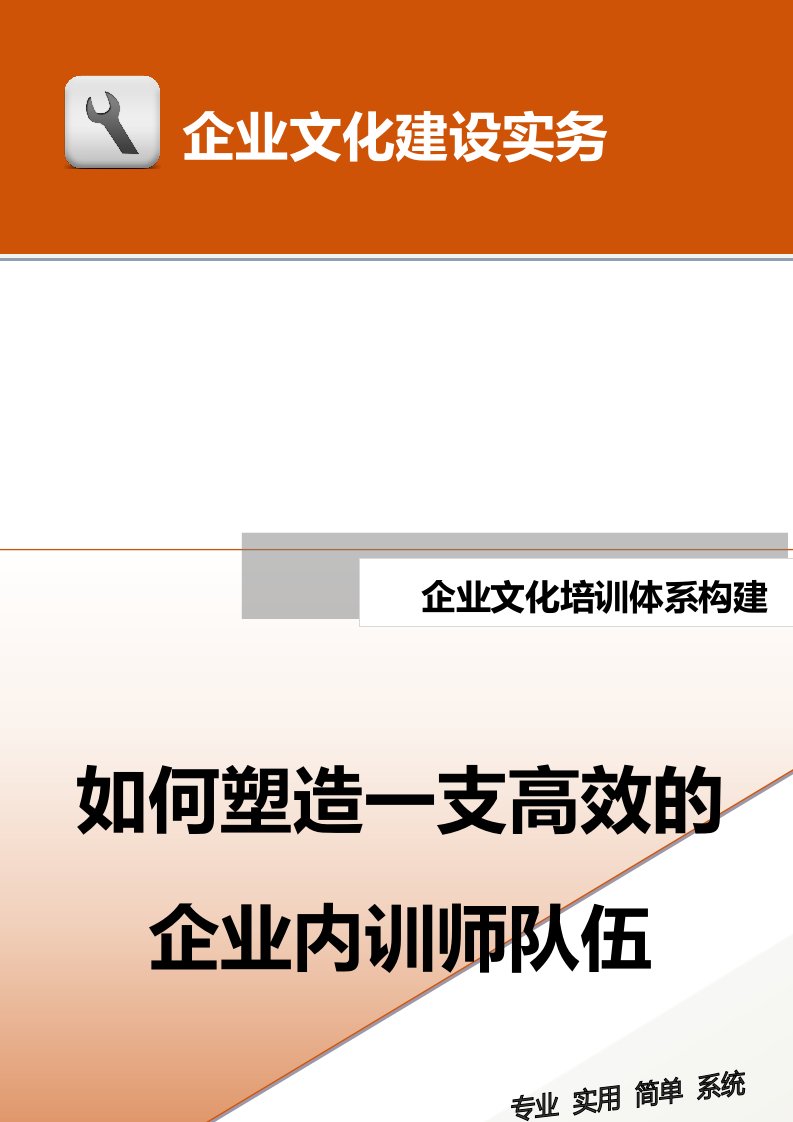 企业管理-14培训体系构建如何塑造一支高效的企业内训师队伍doc