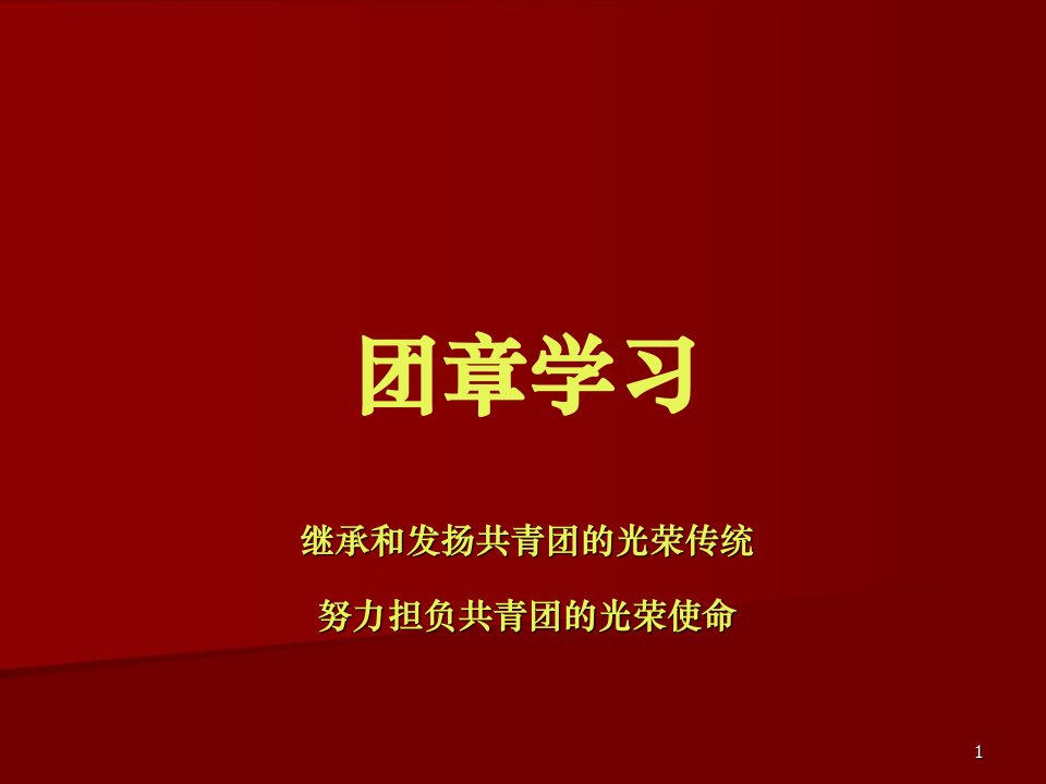 团章学习ppt课件