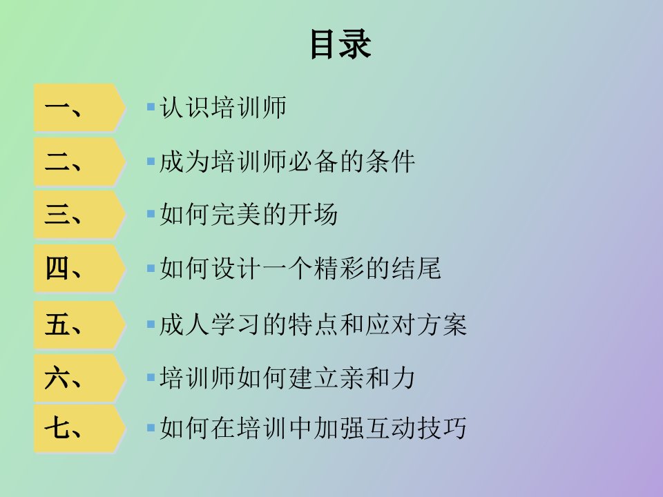 培训师培训技能提升