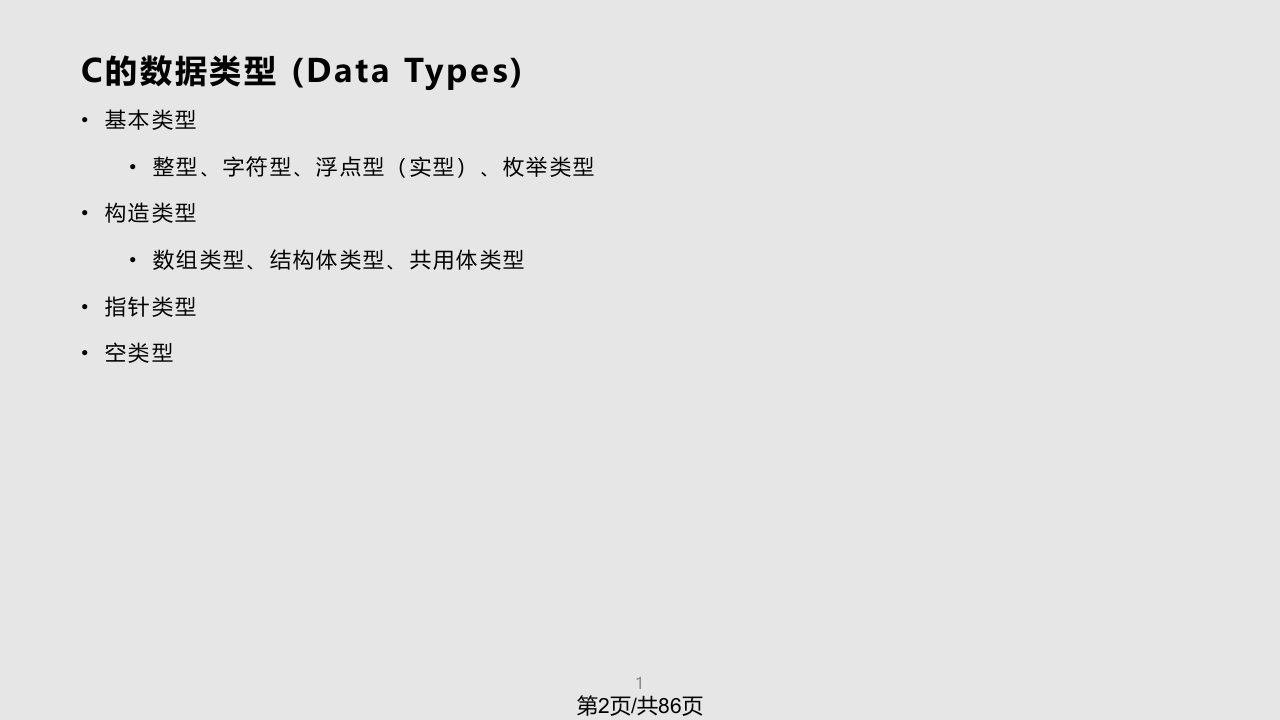 数据类型运算符和表达式课件