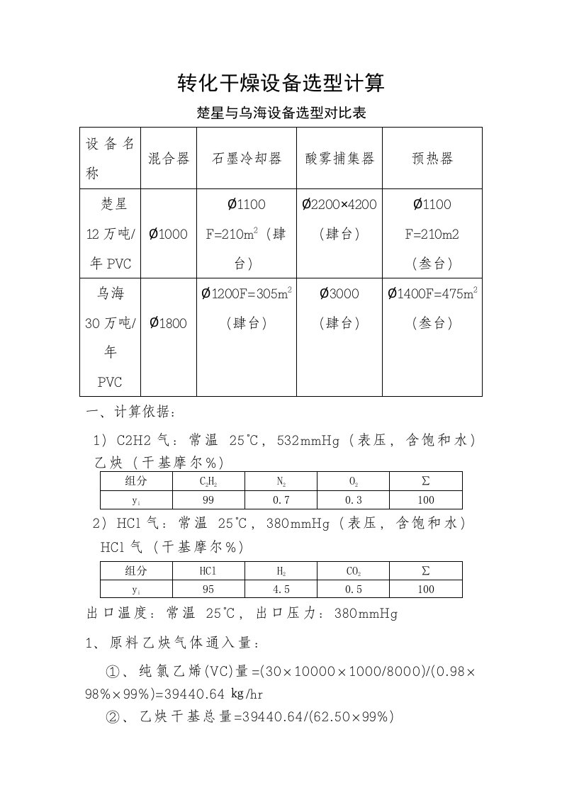 转化换热器计算