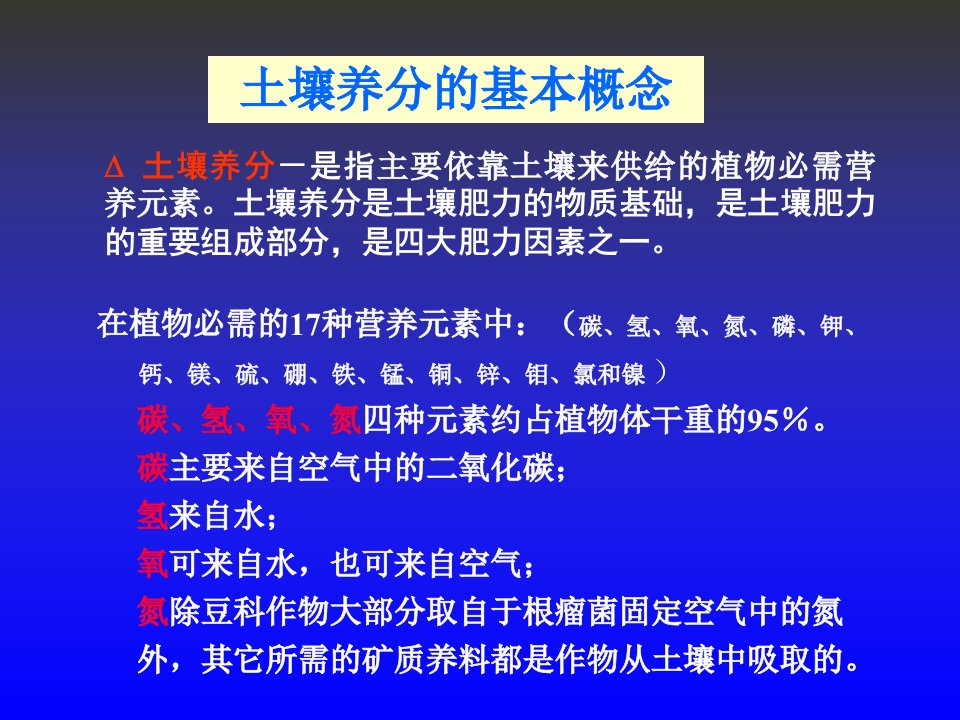 土壤学第9章土壤养分循环