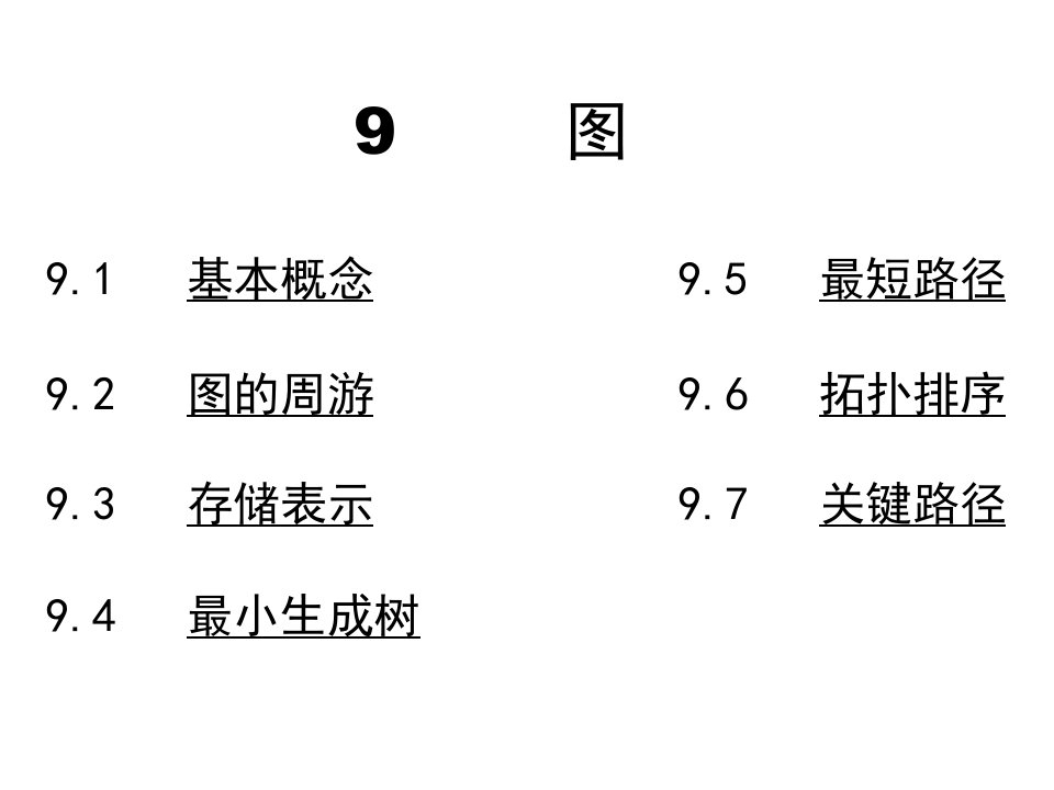 算法与数据结构教学课件-第9章