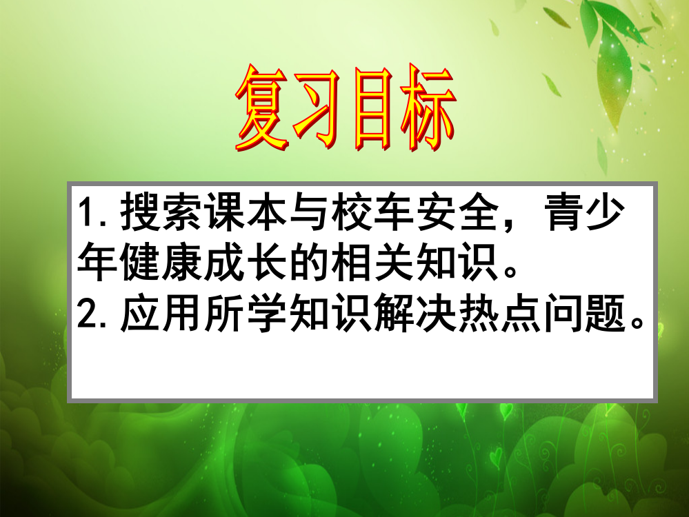 聚焦校园安全关注青少年健康成长课件