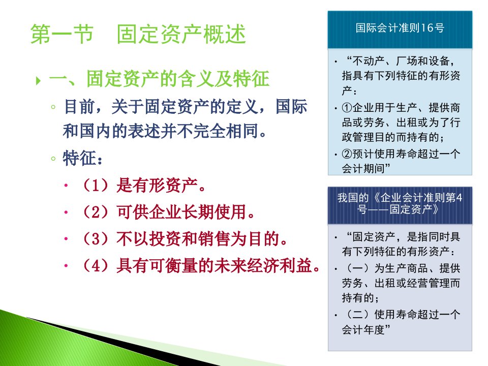 固定资产计量处置多媒体学习课件