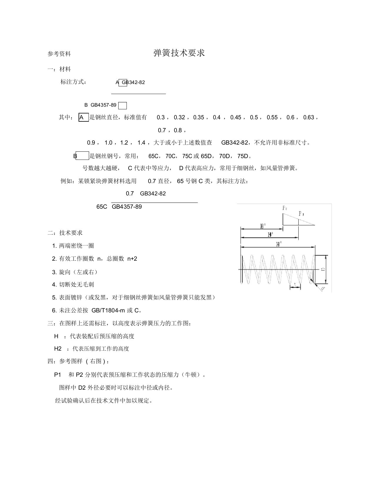 (完整word版)4.弹簧技术要求