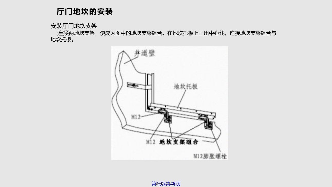 易升门机安装及故障处理学习教案