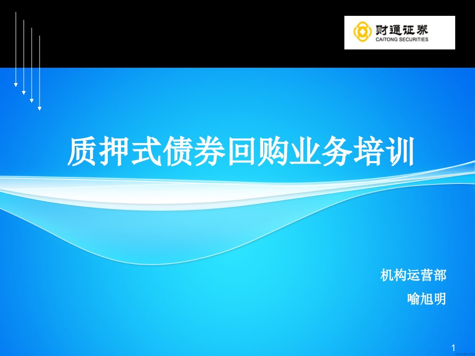 [精选]质押式债券回购业务培训