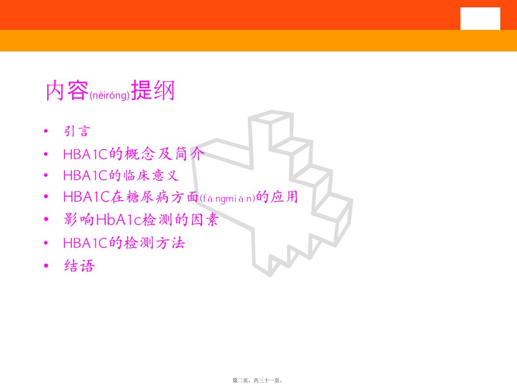 医学专题糖化血红蛋白HbA