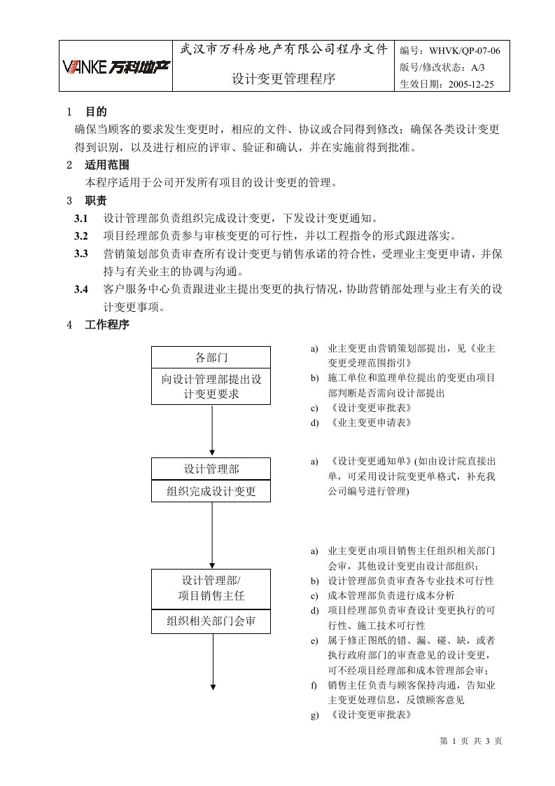 设计变更管理程序