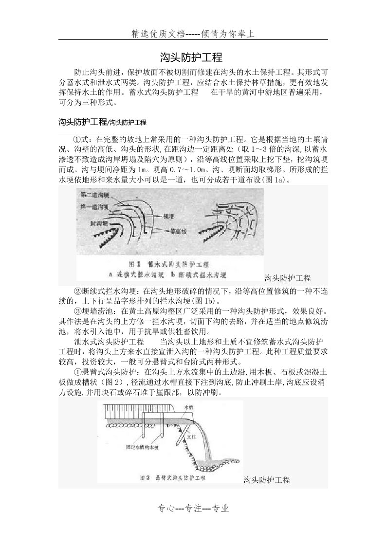 沟头防护工程(共2页)