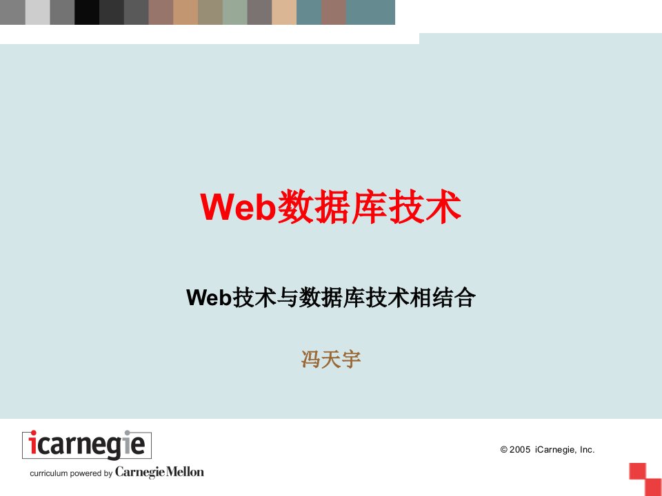 Web数据库技术