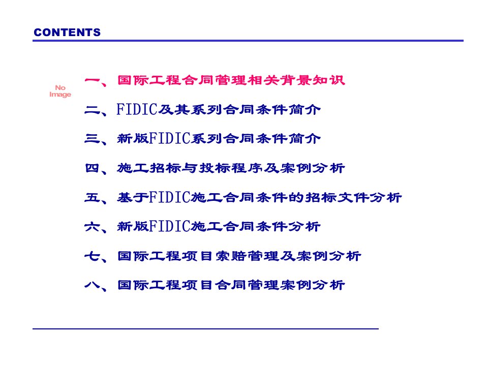 fidic合同条件与国际工程合同贯宣培训课件.ppt教案