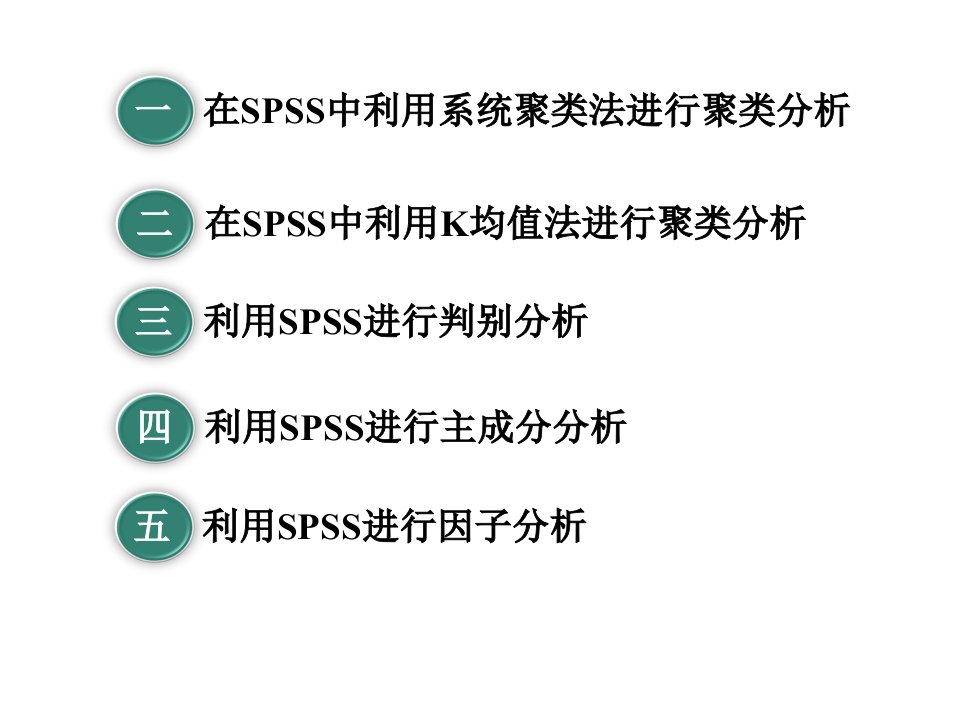 多元统计分析与SPSS-PPT课件