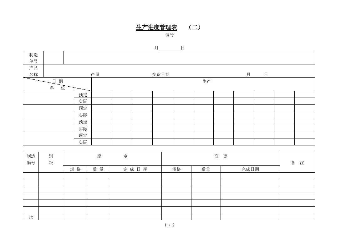 生产报表汇总75