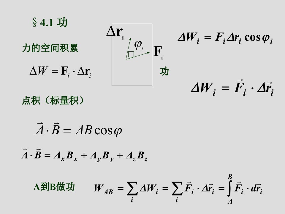 教学课件第四章功和能