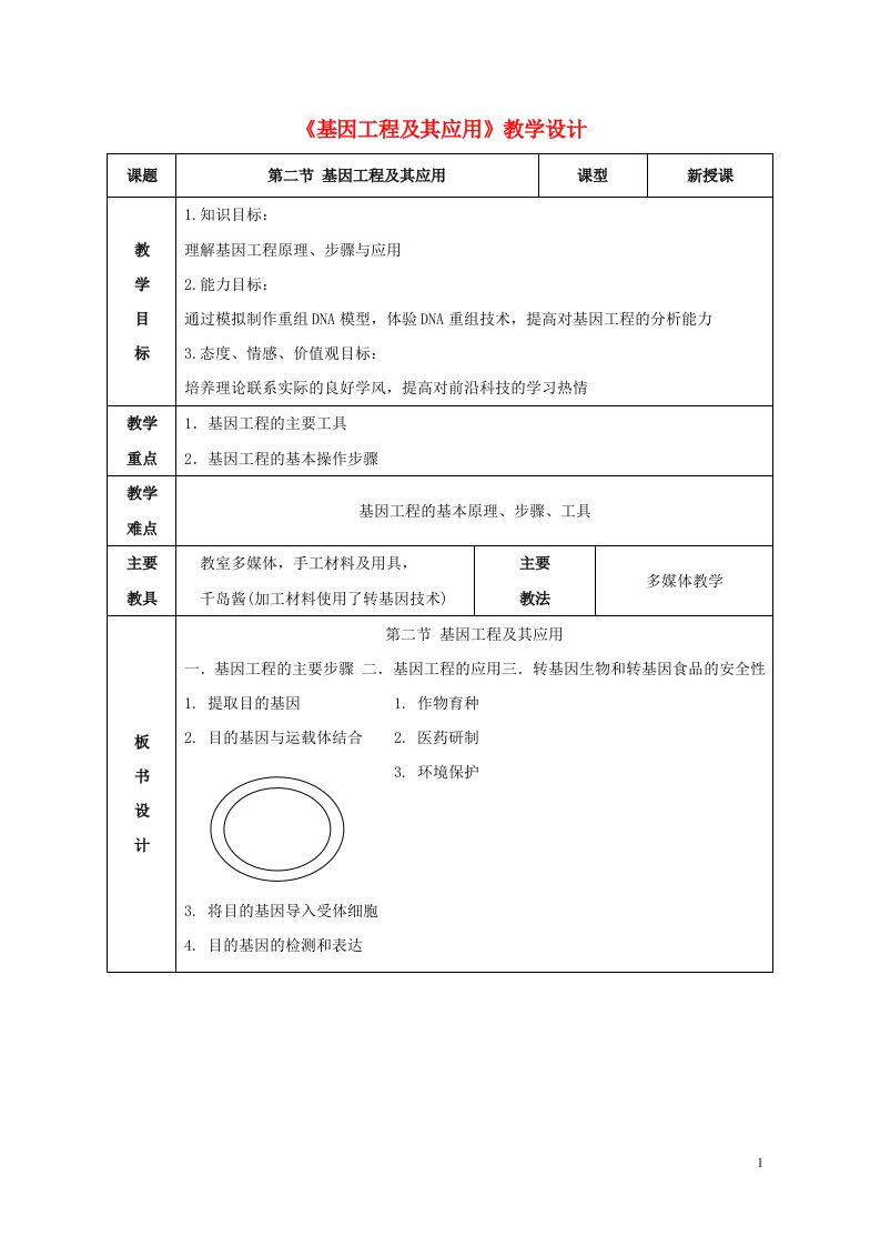 高中生物