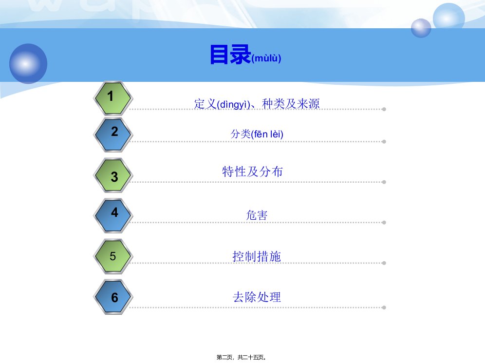 医学专题内分泌干扰物