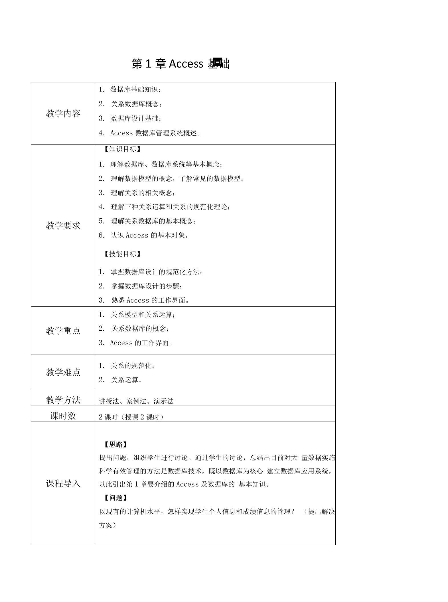 Access数据库实用教程