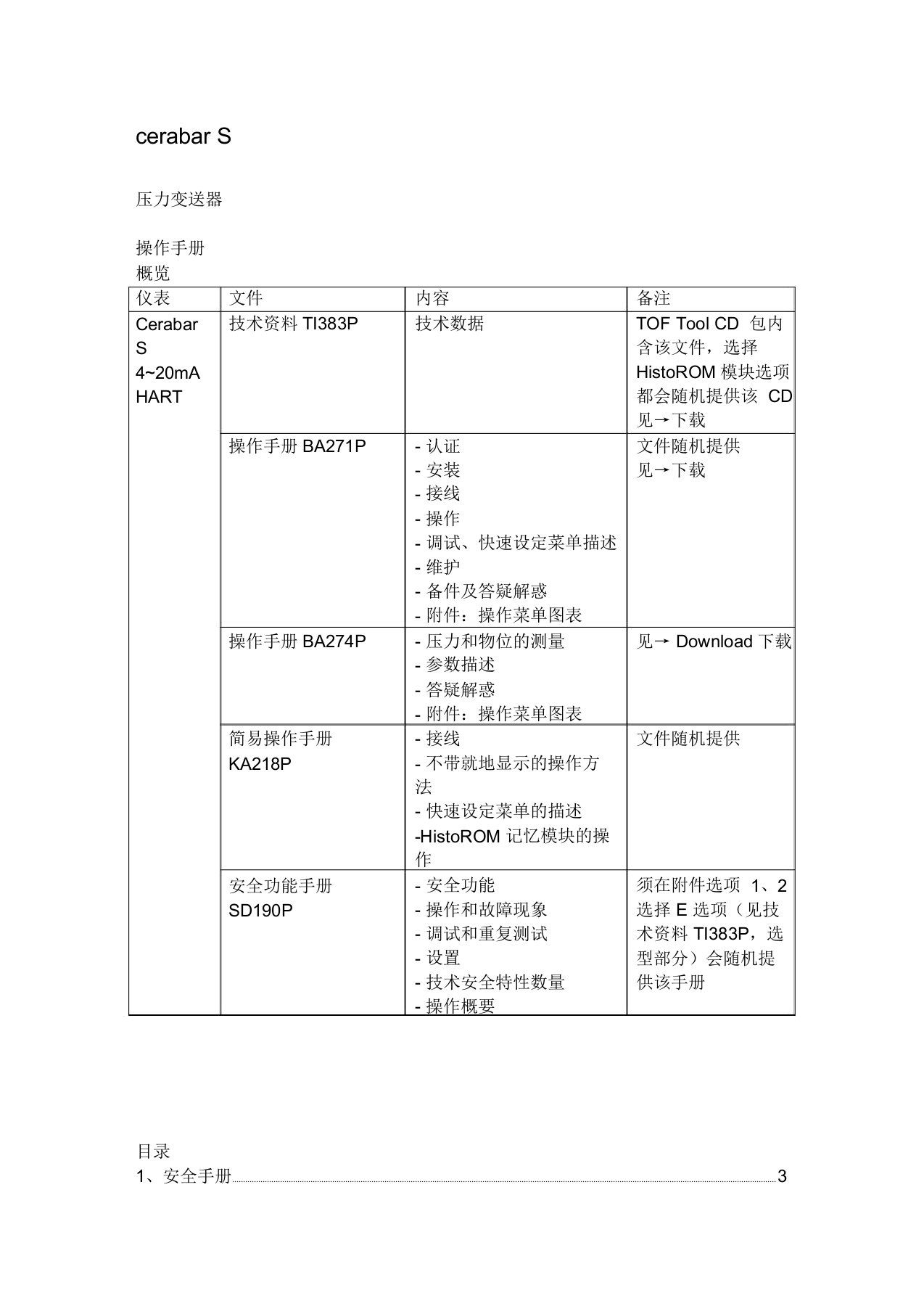 EH压力变送器操作说明书