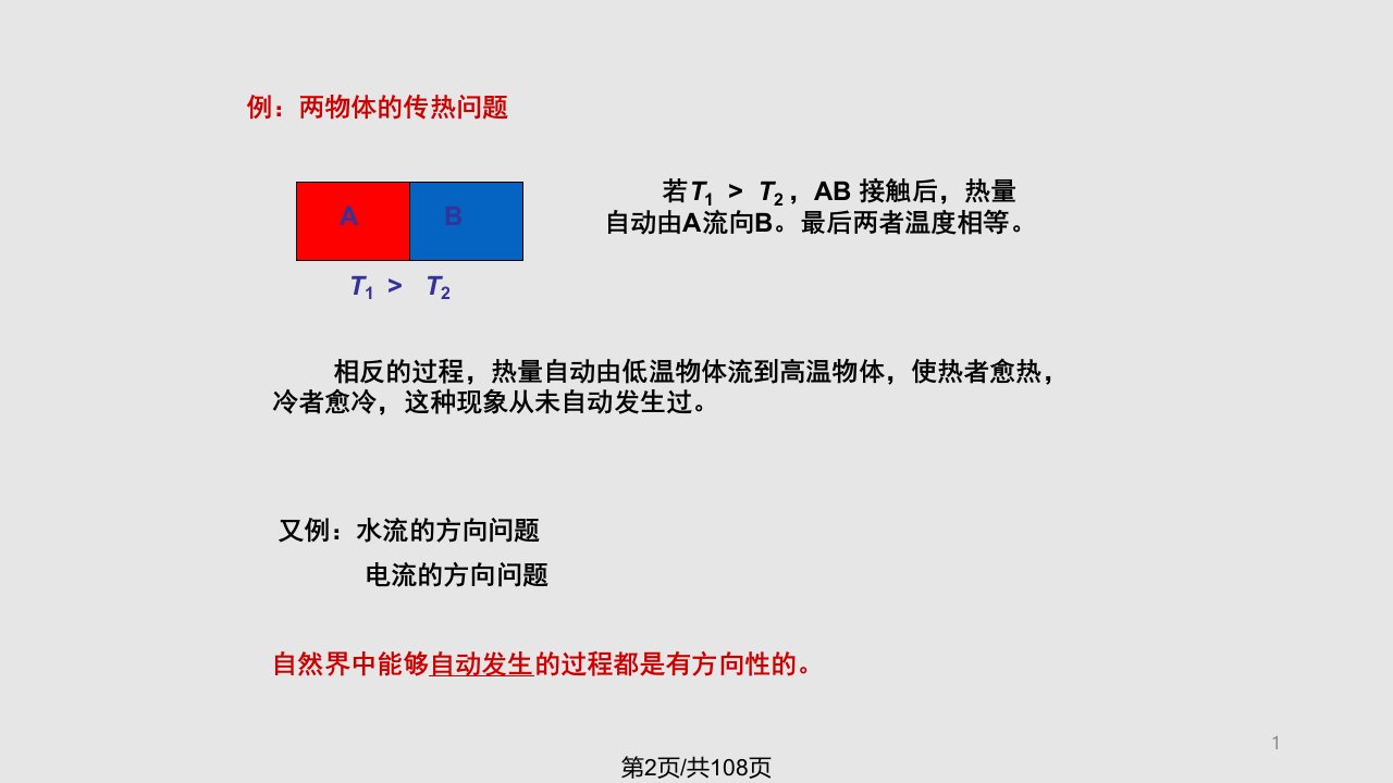 天津大学物理化学热力学第二定律