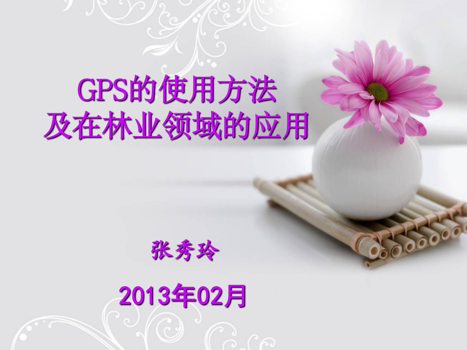 《GPS的使用方法定》PPT课件