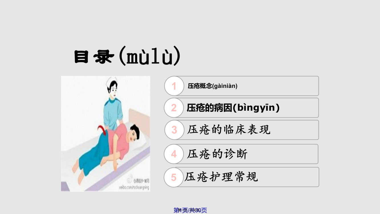 褥疮护理常规实用教案