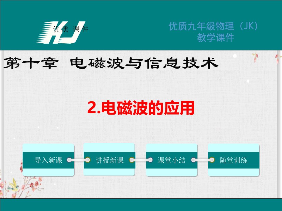 教科版九年级物理ppt课件-电磁波的应用