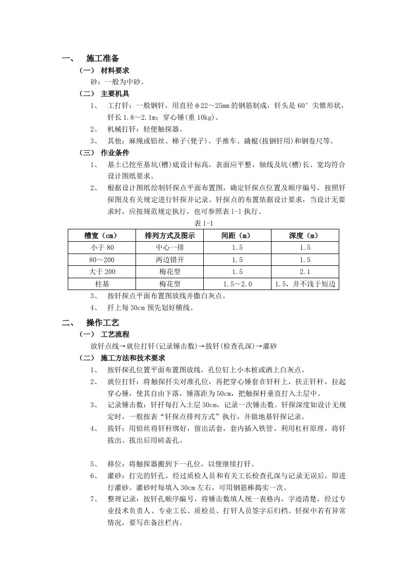 建筑工程-01基土钎探工程