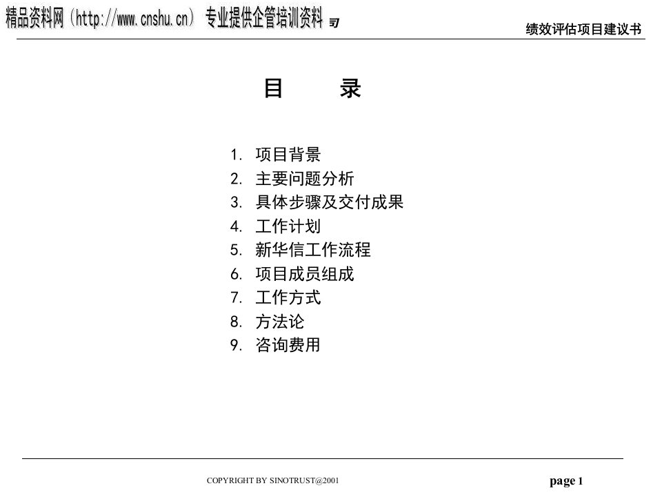 某科技公司项目建议书