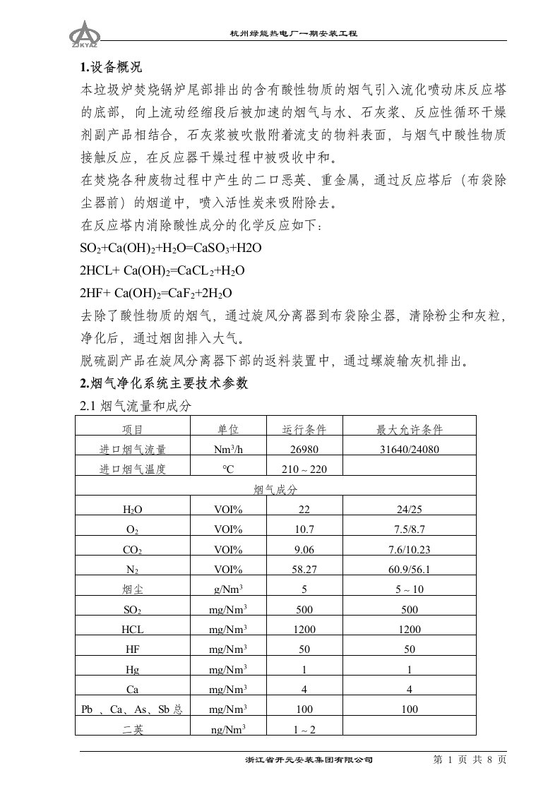 绿能除尘器调试方案