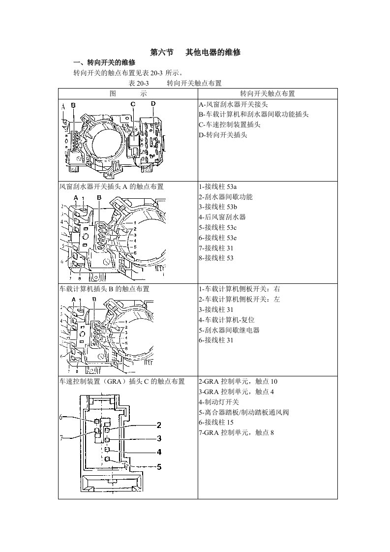 奥迪A6第20章电器维修3