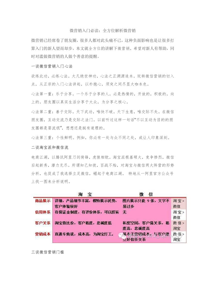 微营销入门必读全方位解析微营销