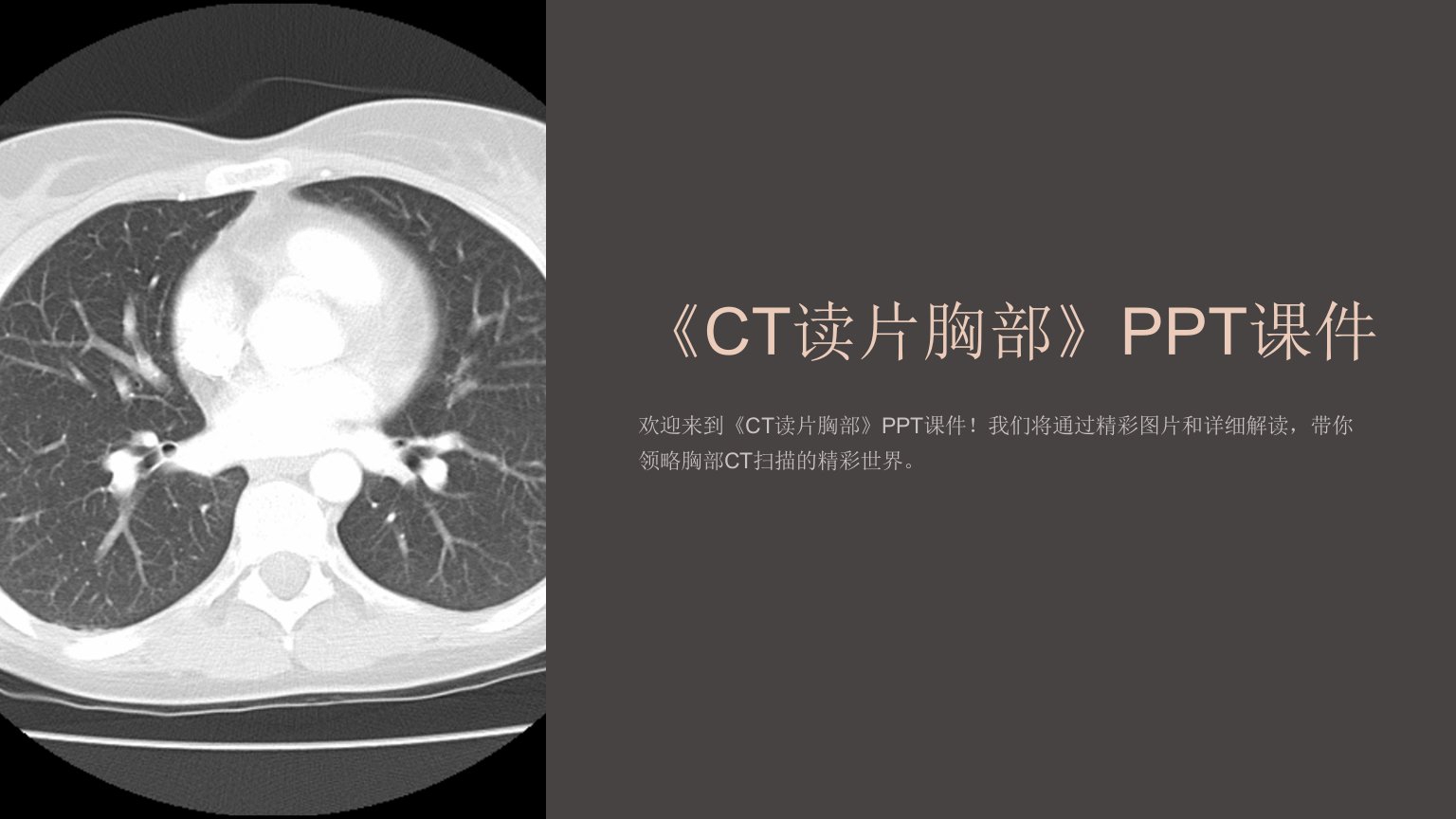 《CT读片胸部》课件