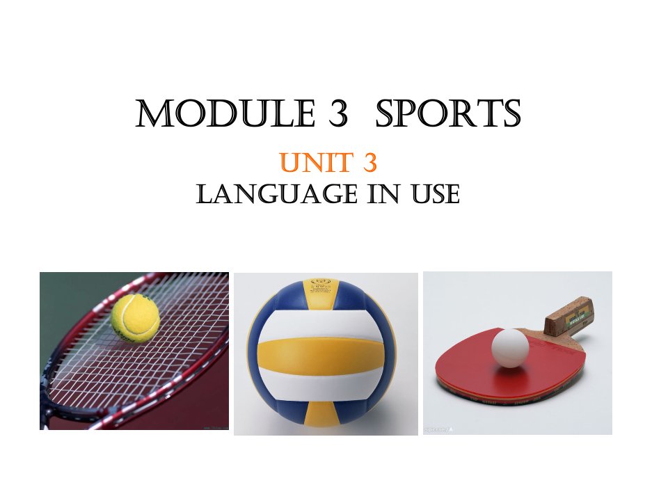 八年级英语上册Module3SportsUnit3Languageinuseppt课件(新版)外研版