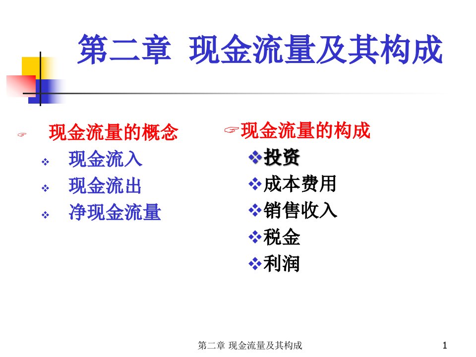 第二章现金流量及其构成