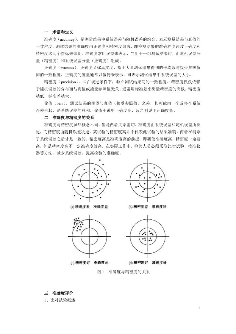 检测准确度介绍