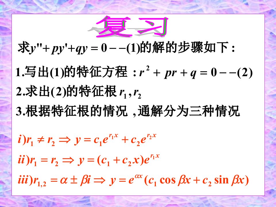 高等数学复习课件CH