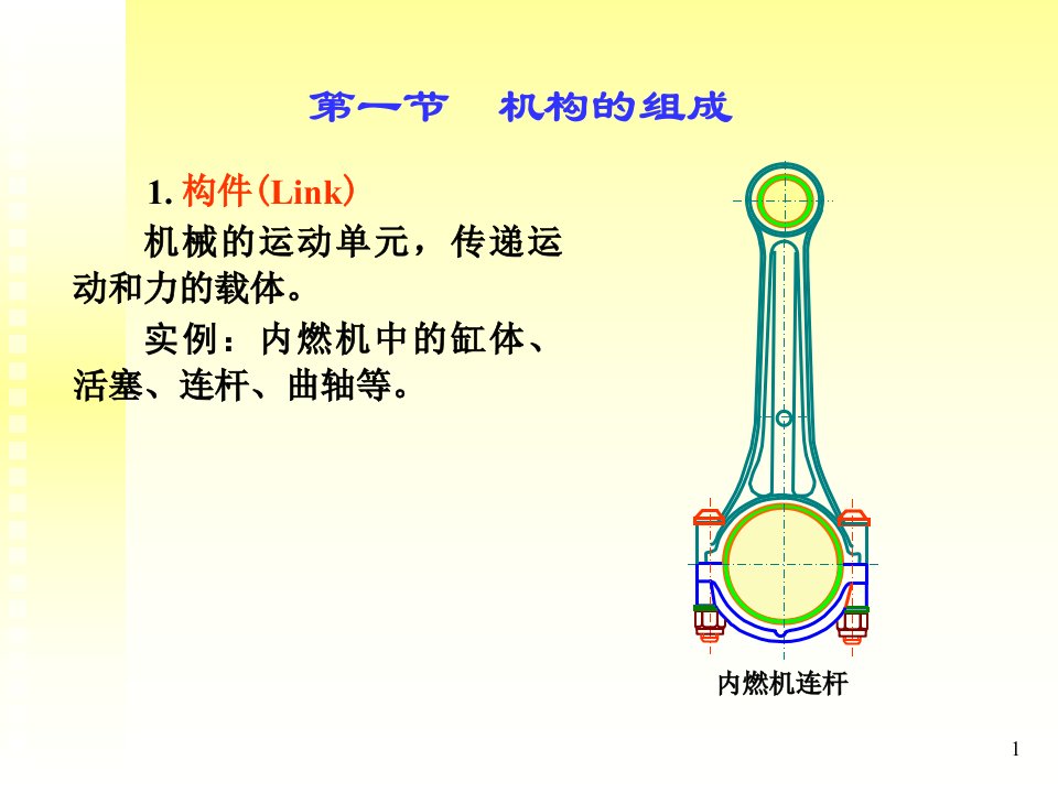 重庆大学机械原理本科生教学课件第一章机构的结构设计